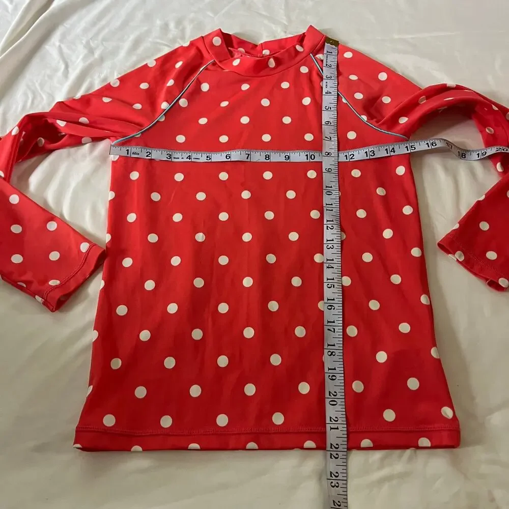 Boden Long Sleeve Swim Top Rash Guard Surf Shirt Girl's 11/12Y
